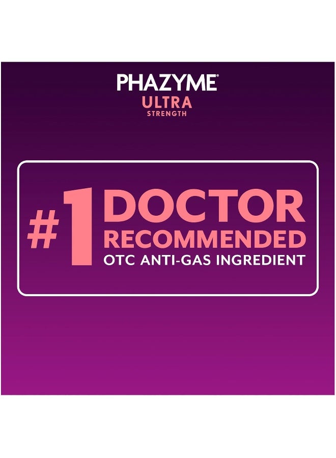 Phazyme Ultra Strength Gas and Bloating Relief | 180 Mg Simethicone | 48 FAST GELS - Image 3